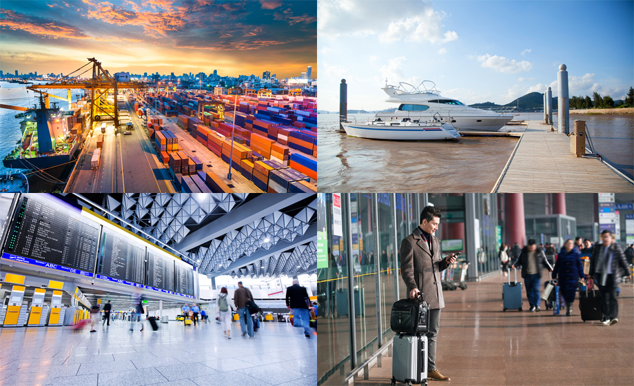 港口碼頭門機(jī)/飛機(jī)場(chǎng)遠(yuǎn)距離無(wú)線模塊傳輸方案 港口碼頭門機(jī)/飛機(jī)場(chǎng)遠(yuǎn)距離無(wú)線模塊傳輸方案