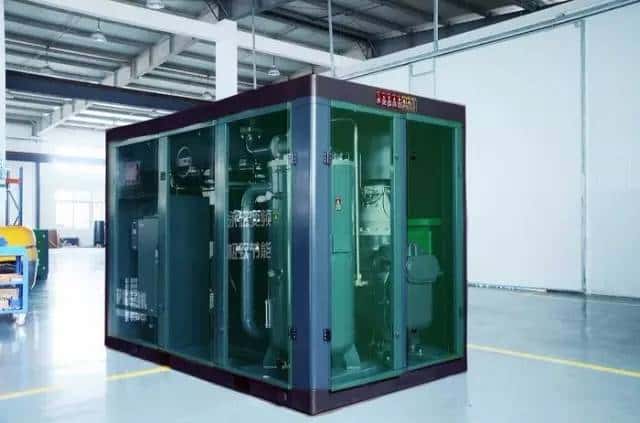 薩震永磁變頻雙級壓縮螺桿空壓機
