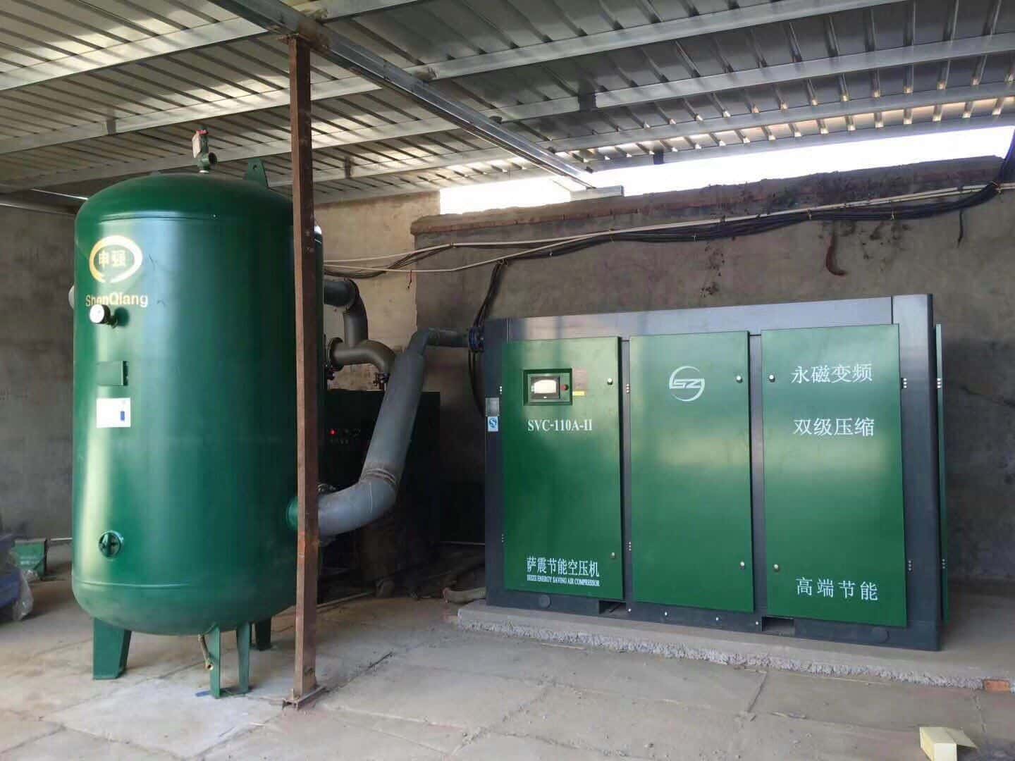 薩震節(jié)能空壓機(jī)客戶現(xiàn)場圖